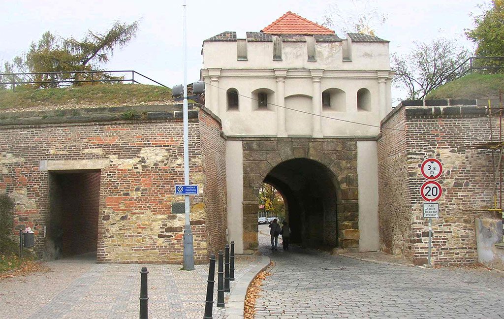 Tabor puerta, Vyšehrad, Praga